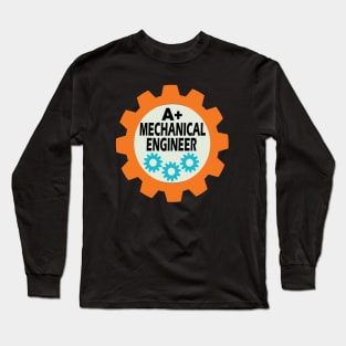 Mechnical Engineer Gears Desig for mechanical Engineers and Students Long Sleeve T-Shirt